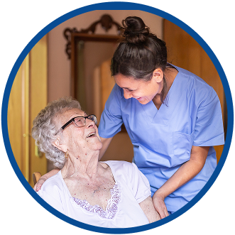 Caregiver with elderly