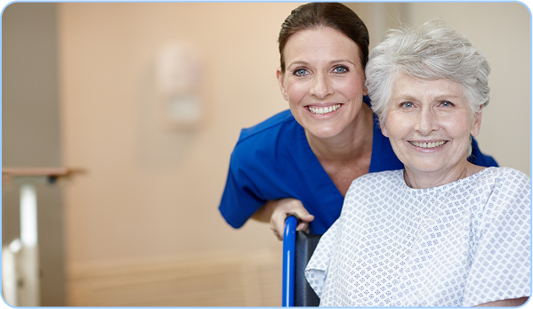 Caregiver with elderly